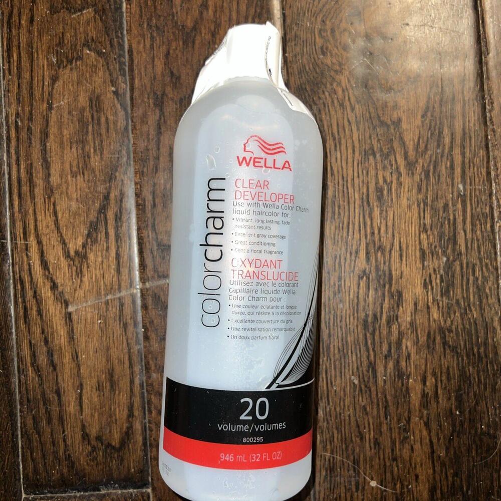 Color Charm 20 Volume Clear Developer by Wella‎ for Unisex 32 oz Lightener
